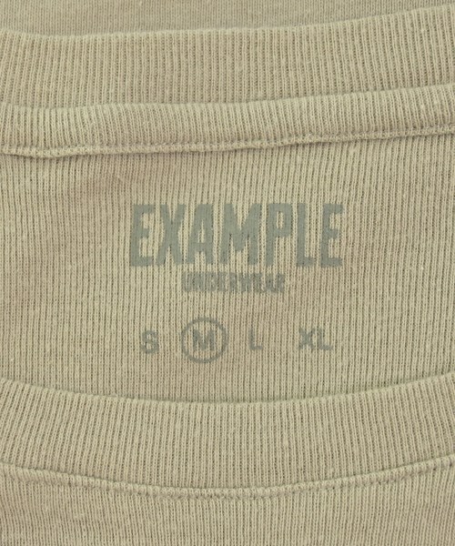EXAMPLE（エグザンプル）Tシャツ・カットソー ベージュ サイズ:M メンズ/2200662212058