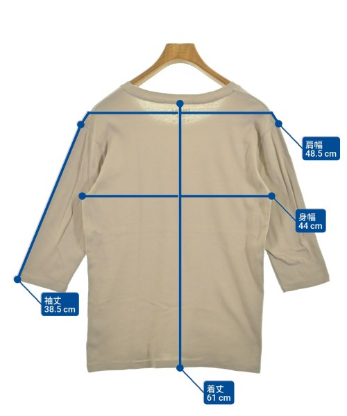 EXAMPLE（エグザンプル）Tシャツ・カットソー ベージュ サイズ:M メンズ/2200662212058