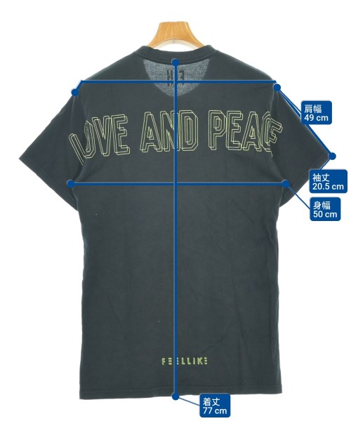 -（ソノタ）Tシャツ・カットソー 黒 サイズ:M メンズ/2200699674072