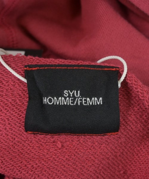 SYU.HOMME（シュウオム）パーカー 赤 サイズ:2(M位) メンズ/2200647100189