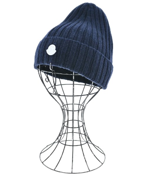 【在庫限り】 GENIUS（モンクレールジーニアス）ニットキャップ・ビーニー MONCLER 紺 |【公式】ブランド古着・中古通販はRAGTAG（ラグタグ）  レディース サイズ:- 帽子
