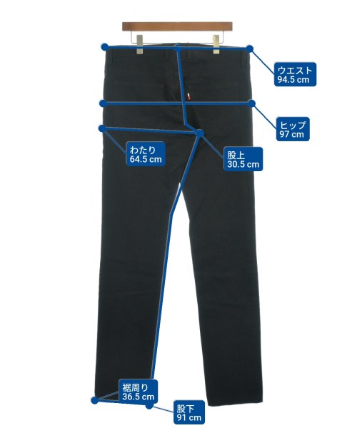 MONCLER GENIUS（モンクレールジーニアス）デニムパンツ 黒 サイズ:52(XXL位) メンズ/2200619031398