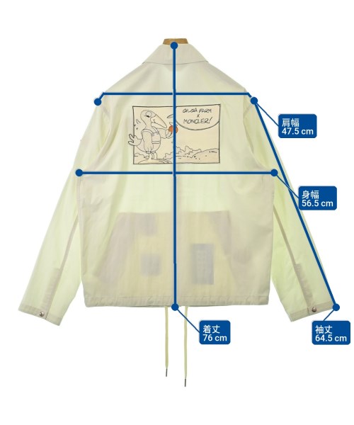 MONCLER GENIUS（モンクレールジーニアス）ブルゾン 白 サイズ:0(S位) メンズ/2200696472022