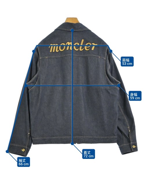 MONCLER GENIUS（モンクレールジーニアス）デニムジャケット 紺 サイズ:2(M位) メンズ/2200701186012