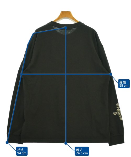 MONCLER GENIUS（モンクレールジーニアス）Tシャツ・カットソー 黒 サイズ:M メンズ/2200462411040