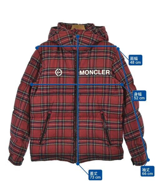 MONCLER GENIUS（モンクレールジーニアス）ダウンジャケット/ダウンベスト 赤 サイズ:1(S位) メンズ/2200730132011