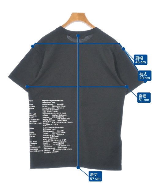 MONCLER GENIUS（モンクレールジーニアス）Tシャツ・カットソー 黒 サイズ:XS メンズ/2200684934174