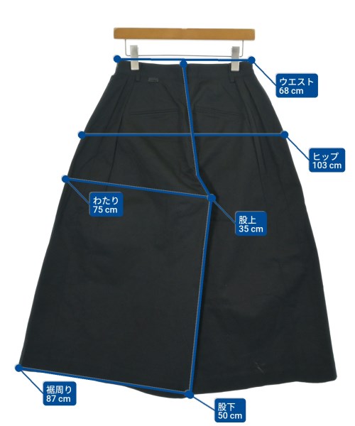 MONCLER（モンクレール）クロップドパンツ 黒 サイズ:40(M位) レディース/2200691523019