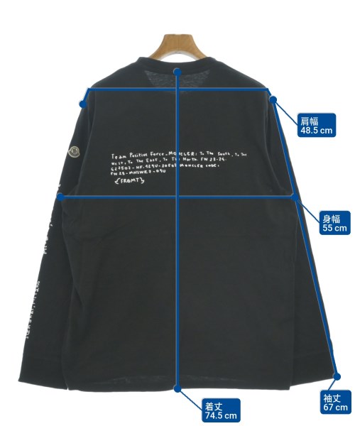 MONCLER GENIUS（モンクレールジーニアス）Tシャツ・カットソー 黒 サイズ:XL メンズ/2200686577034