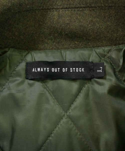 ALWAYS OUT OF STOCK（オールウェイズアウトオブストック）スタジャン カーキ サイズ:L メンズ/2200692328033