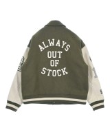 ALWAYS OUT OF STOCK（オールウェイズアウトオブストック）スタジャン カーキ サイズ:L メンズ/2200692328033