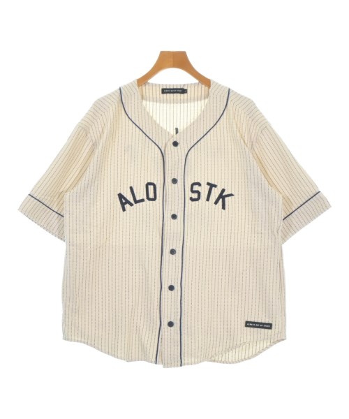 ALWAYS OUT OF STOCK(オールウェイズアウトオブストック)カジュアルシャツ 黄 サイズ:L/2200692328057