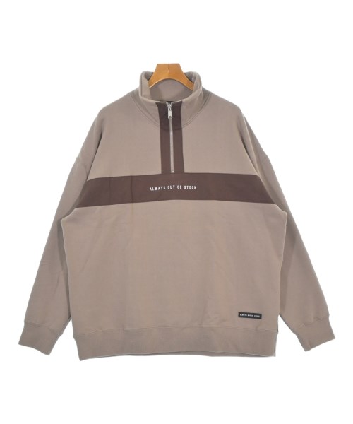 ALWAYS OUT OF STOCK(オールウェイズアウトオブストック)スウェット 茶 サイズ:L/2200692328071