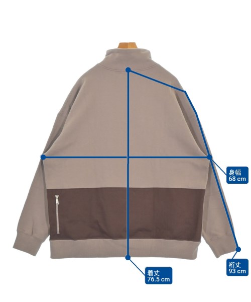 ALWAYS OUT OF STOCK（オールウェイズアウトオブストック）スウェット 茶 サイズ:L メンズ/2200692328071