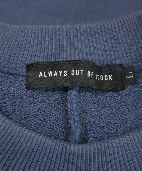 ALWAYS OUT OF STOCK（オールウェイズアウトオブストック）スウェット 青 サイズ:L メンズ/2200692328088
