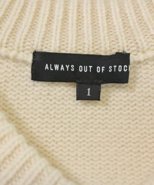 ALWAYS OUT OF STOCK（オールウェイズアウトオブストック）ニット・セーター 黄 サイズ:1(S位) メンズ/2200692328101