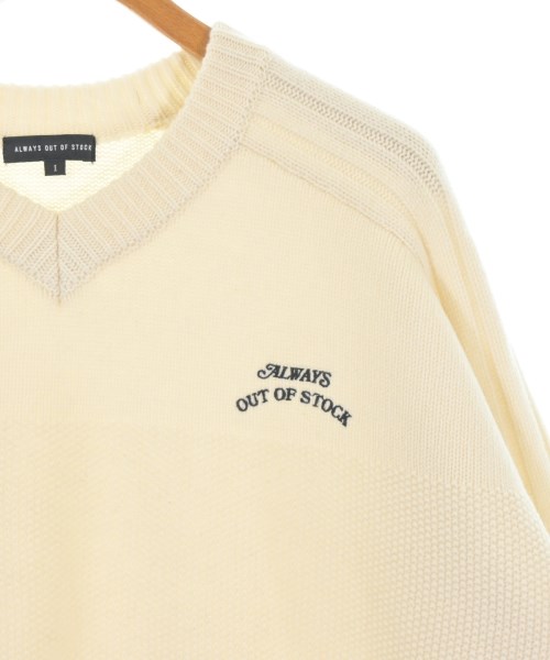 ALWAYS OUT OF STOCK（オールウェイズアウトオブストック）ニット・セーター 黄 サイズ:1(S位) メンズ/2200692328101
