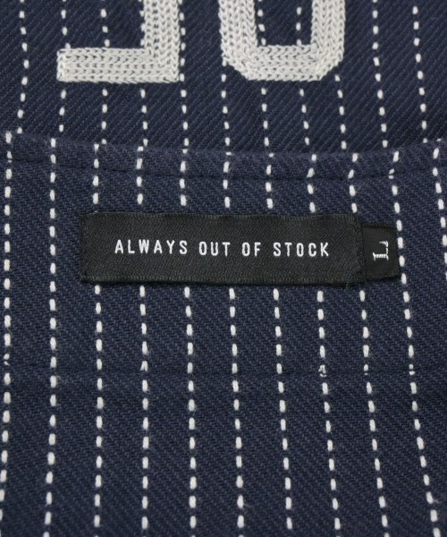ALWAYS OUT OF STOCK（オールウェイズアウトオブストック）カジュアルシャツ 紺 サイズ:L メンズ/2200692328224