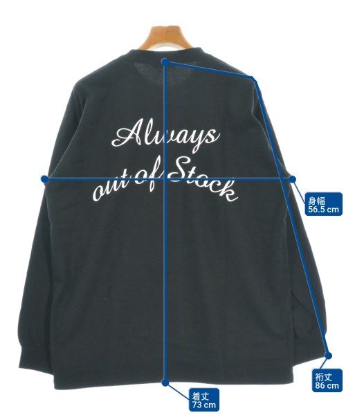 ALWAYS OUT OF STOCK（オールウェイズアウトオブストック）Tシャツ・カットソー 黒 サイズ:M メンズ/2200655219057