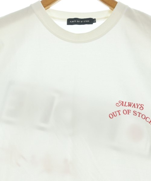 ALWAYS OUT OF STOCK（オールウェイズアウトオブストック）Tシャツ・カットソー 白 サイズ:L メンズ/2200719392078