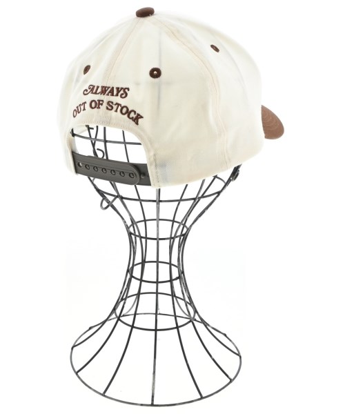 ALWAYS OUT OF STOCK（オールウェイズアウトオブストック）キャップ 白 サイズ:F メンズ/2200709377245