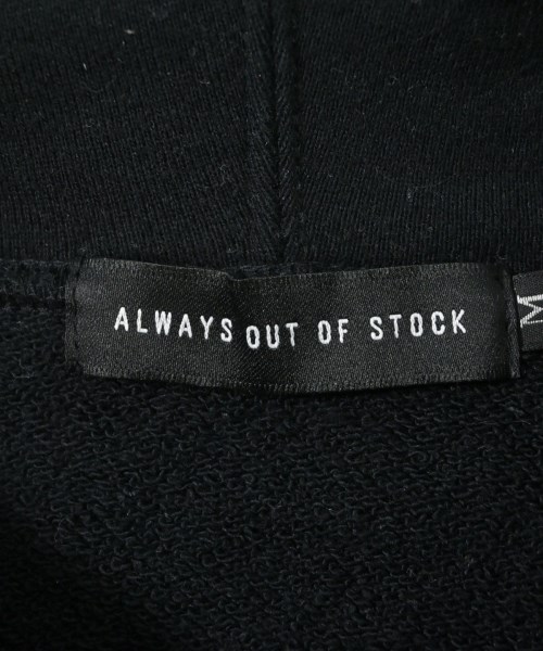ALWAYS OUT OF STOCK（オールウェイズアウトオブストック）パーカー 黒 サイズ:F メンズ/2200668513050
