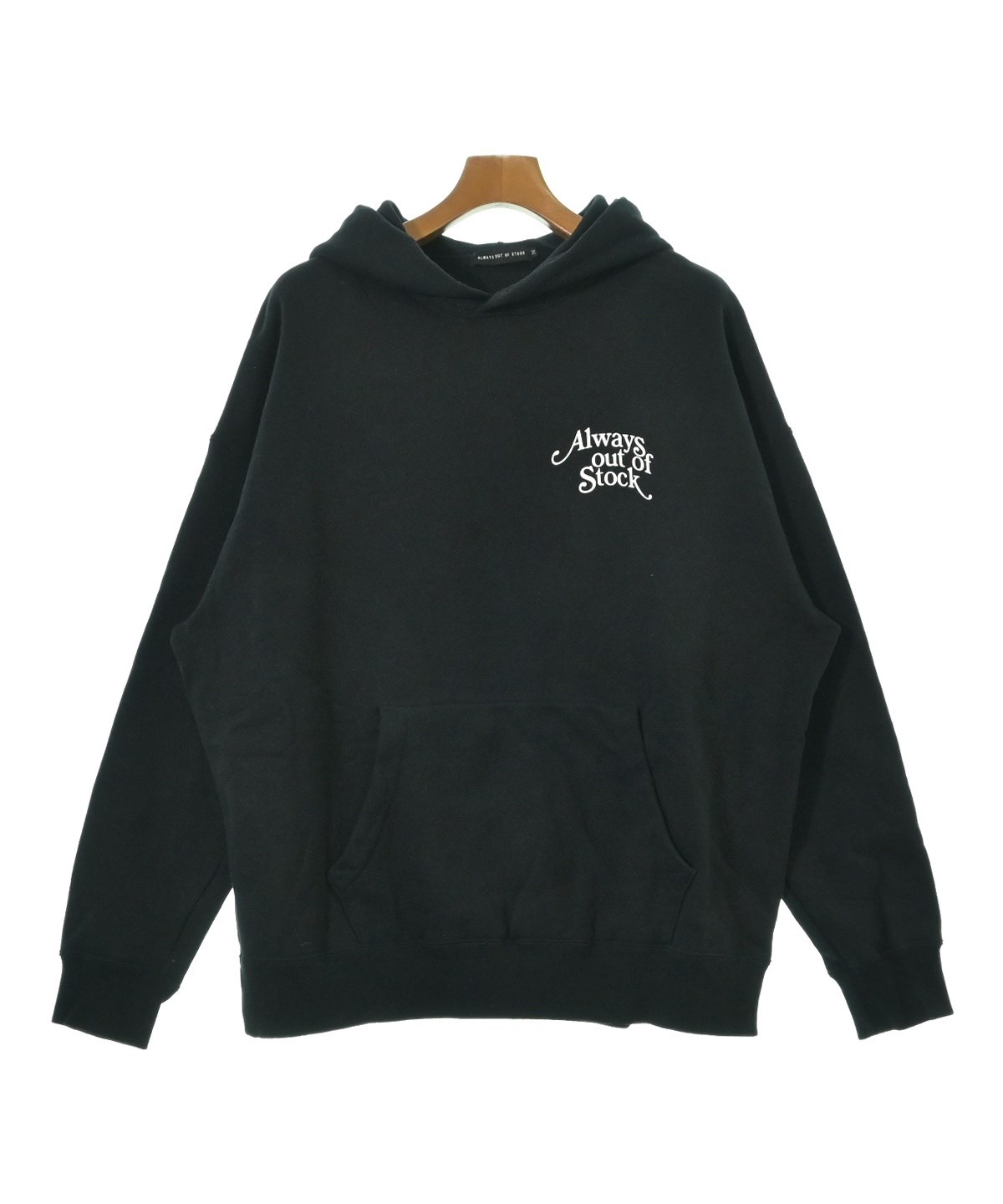always 黒パーカー ALWAYS OUT OF STOCK（オールウェイズアウトオブストック）パーカー 黒
