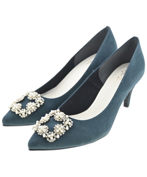 Launa lea(ラウナレア)パンプス 緑 サイズ:24.5cm/2200652217308