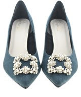 Launa lea（ラウナレア）パンプス 緑 サイズ:24.5cm レディース/2200652217308