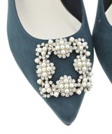 Launa lea（ラウナレア）パンプス 緑 サイズ:24.5cm レディース/2200652217308