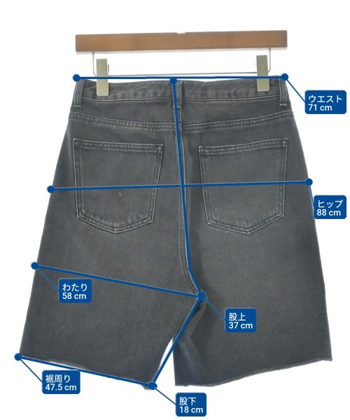 AMOMENTO（アモーメント）ショートパンツ 黒 サイズ:0(XS位) レディース/2200634536014