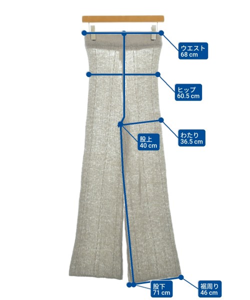 AMOMENTO（アモーメント）その他 グレー サイズ:0(XS位) レディース/2200638297034