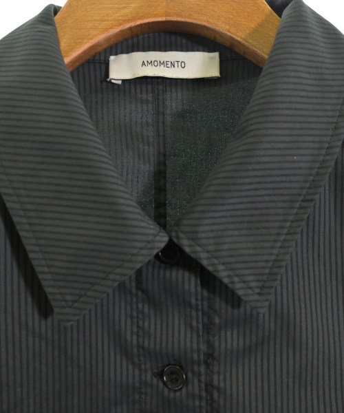 AMOMENTO（アモーメント）カジュアルシャツ 黒 サイズ:0(XS位) レディース/2200618194049