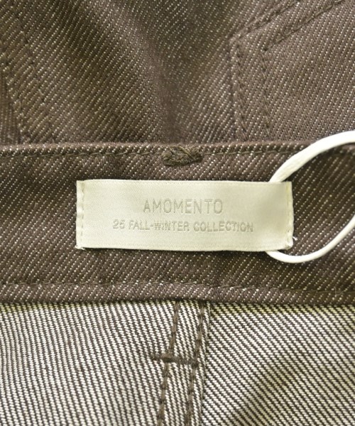 AMOMENTO（アモーメント）デニムパンツ 茶 サイズ:0(XS位) レディース/2200672983030