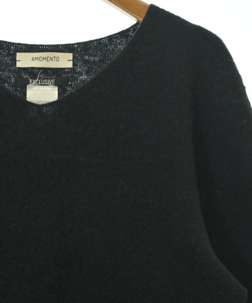 AMOMENTO（アモーメント）ニット・セーター 黒 サイズ:0(XS位) レディース/2200674539204