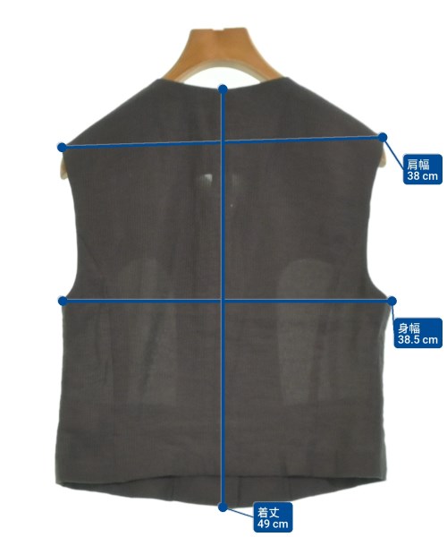 AMOMENTO（アモーメント）カジュアルシャツ 茶 サイズ:0(XS位) レディース/2200680230089