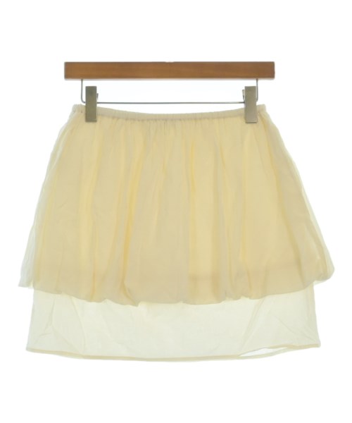 AMOMENTO（アモーメント）ミニスカート 白 サイズ:0(XS位) レディース/2200661598092
