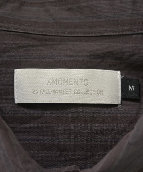 AMOMENTO（アモーメント）カジュアルシャツ 茶 サイズ:M メンズ/2200650730021