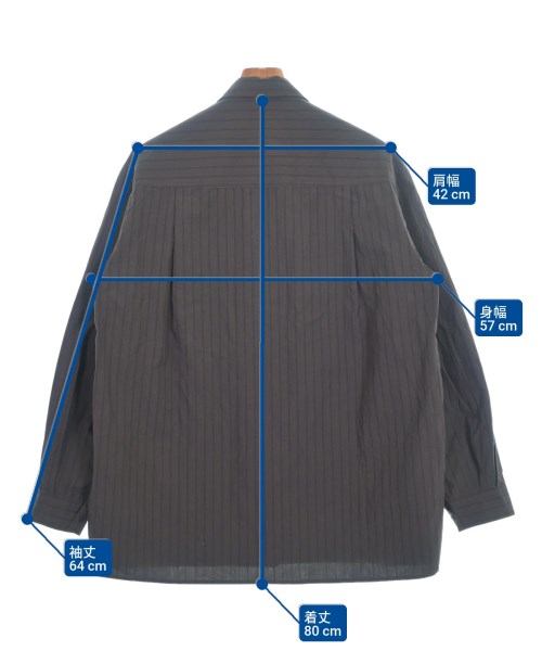 AMOMENTO（アモーメント）カジュアルシャツ 茶 サイズ:M メンズ/2200650730021