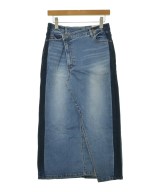 INDIMARK（インディマーク）ロング・マキシ丈スカート 青 サイズ:26(M位) レディース/2200644208062