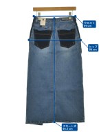 INDIMARK（インディマーク）ロング・マキシ丈スカート 青 サイズ:26(M位) レディース/2200644208062