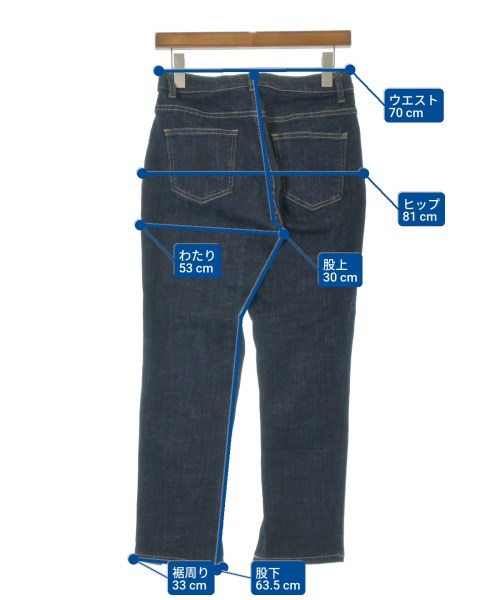 INDIMARK（インディマーク）デニムパンツ 紺 サイズ:M レディース/2200638732023