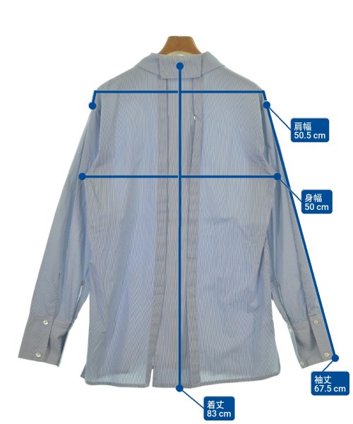 DELADA（デラダ）カジュアルシャツ 青 サイズ:S メンズ/2200629235014