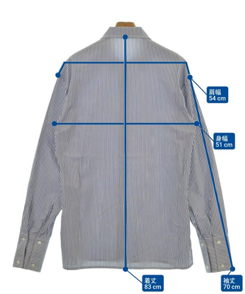 DELADA（デラダ）カジュアルシャツ 青 サイズ:M メンズ/2200629235021