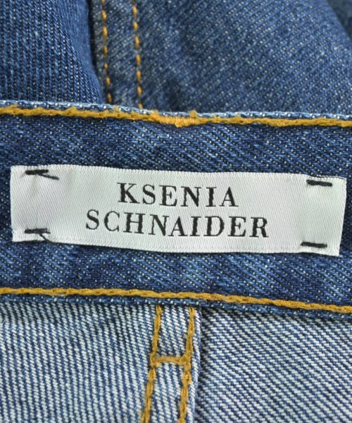 Ksenia Schnaider（クセニアシュナイダー）デニムパンツ 青 サイズ:S レディース/2200692200049