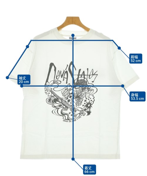 DEVA STATES（ディーヴァ　ステイツ）Tシャツ・カットソー 白 サイズ:M メンズ/2200679396109