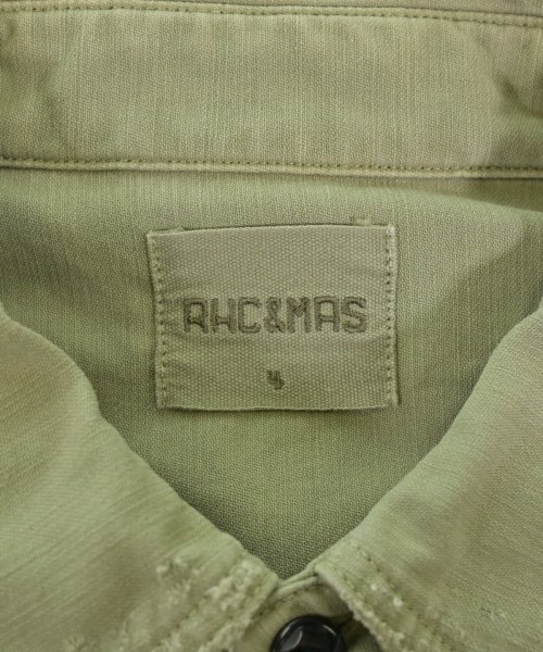 RHC&MAS（アールエイチシー＆マス）カジュアルシャツ カーキ サイズ:L メンズ/2200630214039