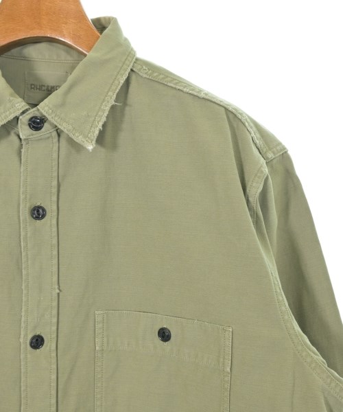 RHC&MAS（アールエイチシー＆マス）カジュアルシャツ カーキ サイズ:L メンズ/2200630214039