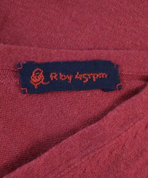 R by 45rpm（アールバイフォーティファイブアールピーエム）カーディガン 赤 サイズ:3(L位) レディース/2200678272046