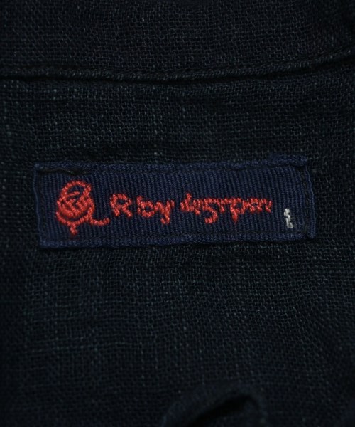 R by 45rpm（アールバイフォーティファイブアールピーエム）カジュアルシャツ 紺 サイズ:1(S位) レディース/2200698200012